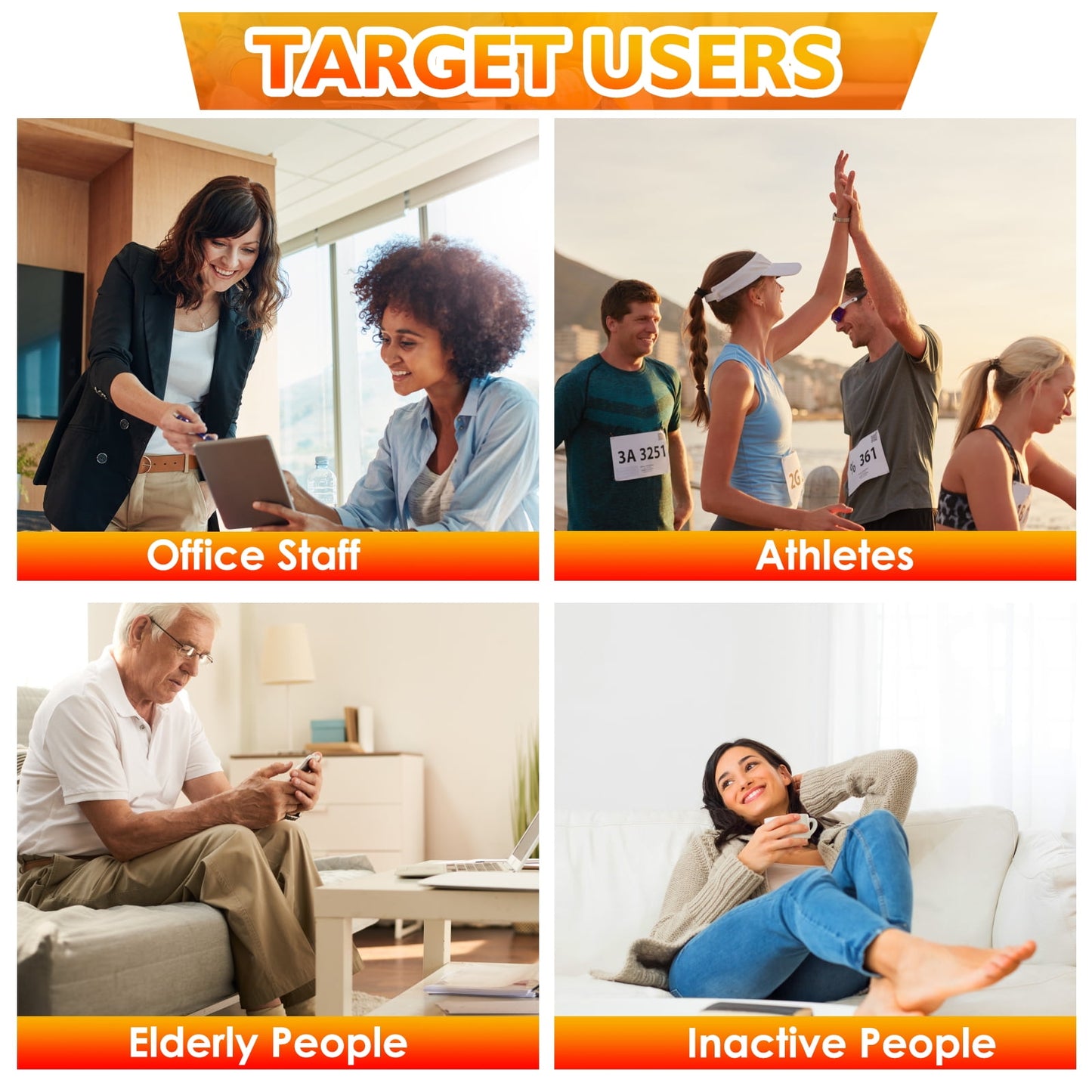 Ultimate 3-in-1 Heating Knee Massager - Portable Wireless Relief for Office, Home & Study - Perfect Gift for Relaxation!